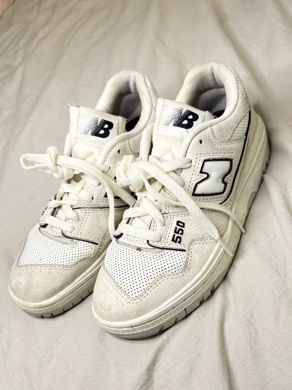 Unisex New Balance 550 PRB White Reflection size Women 7 - Men’s 5.5